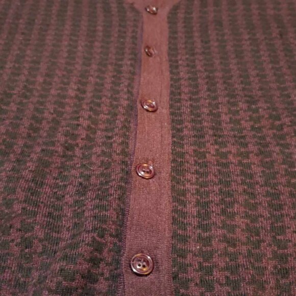 VINTAGE  90s Wool blend COBAIN grandpacore Cardigan! Grunge Era - Picture 7 of 8